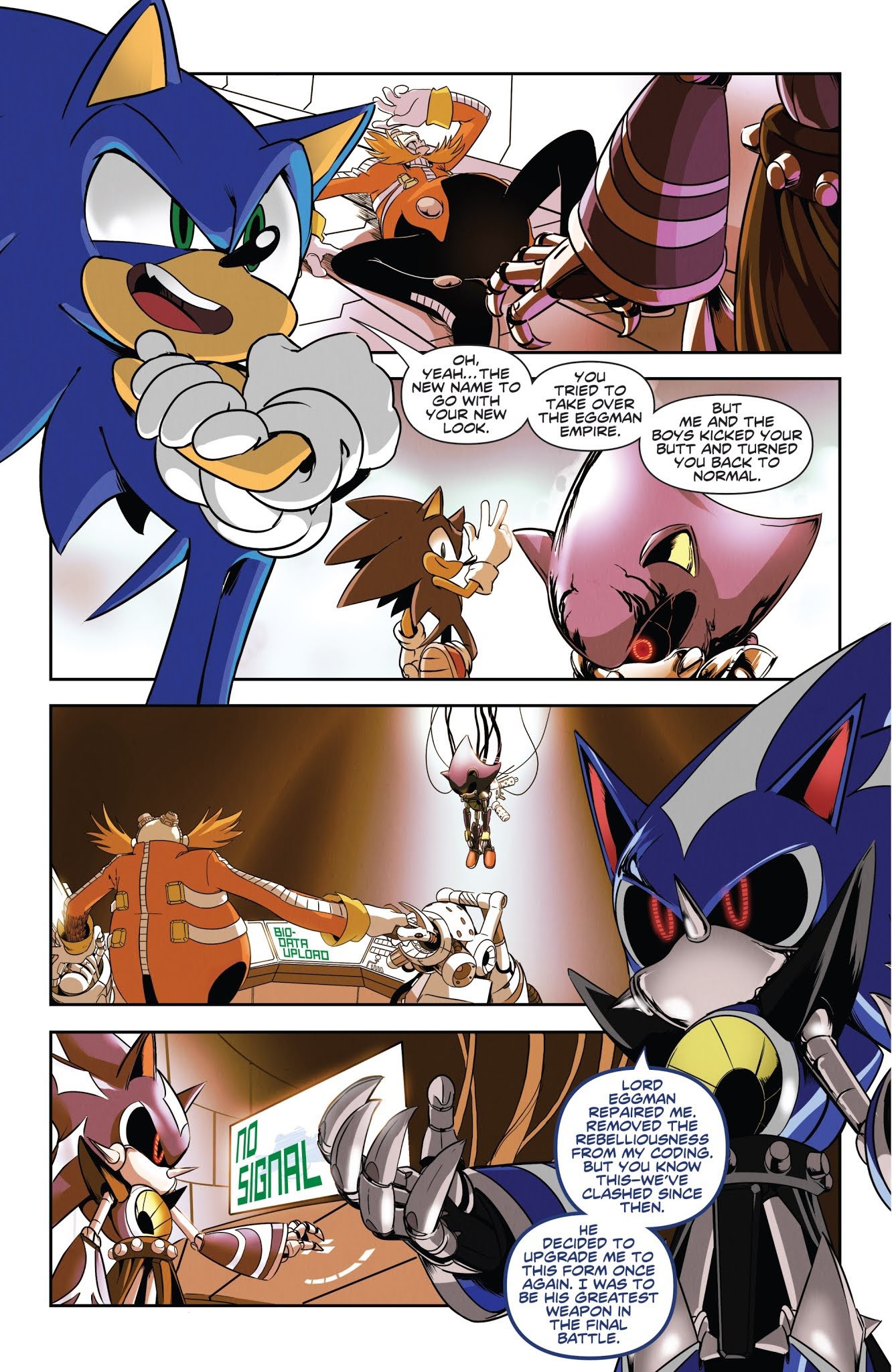 sonic the hedgehog, metal sonic, neo metal sonic, and metal