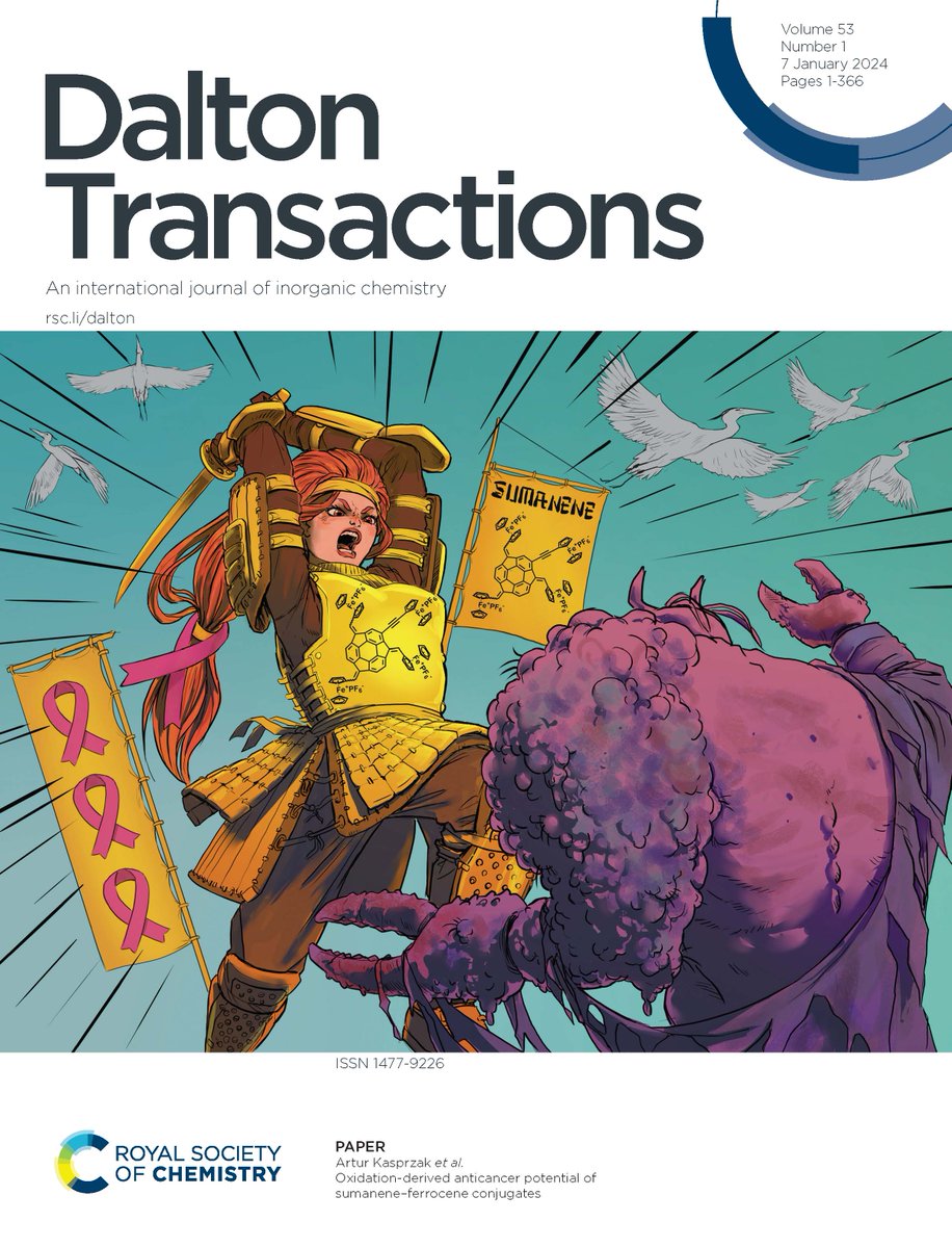 🔓On the front cover of this week's issue is #OpenAccess work from @Kasprzak_WUT and colleagues on oxidation-derived anticancer potential of sumanene–ferrocene conjugates, read it here⬇ pubs.rsc.org/en/content/art… 📍 @PW_edu