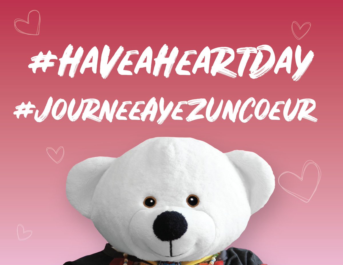 How will you stand tall against discrimination on this year's #HaveAHeartDay? Don't forget to share your actions & photos on social media using these hashtags. Spirit Bear and his friends love seeing all your good work! 🐻💘 Visit haveaheartday.ca for more info.