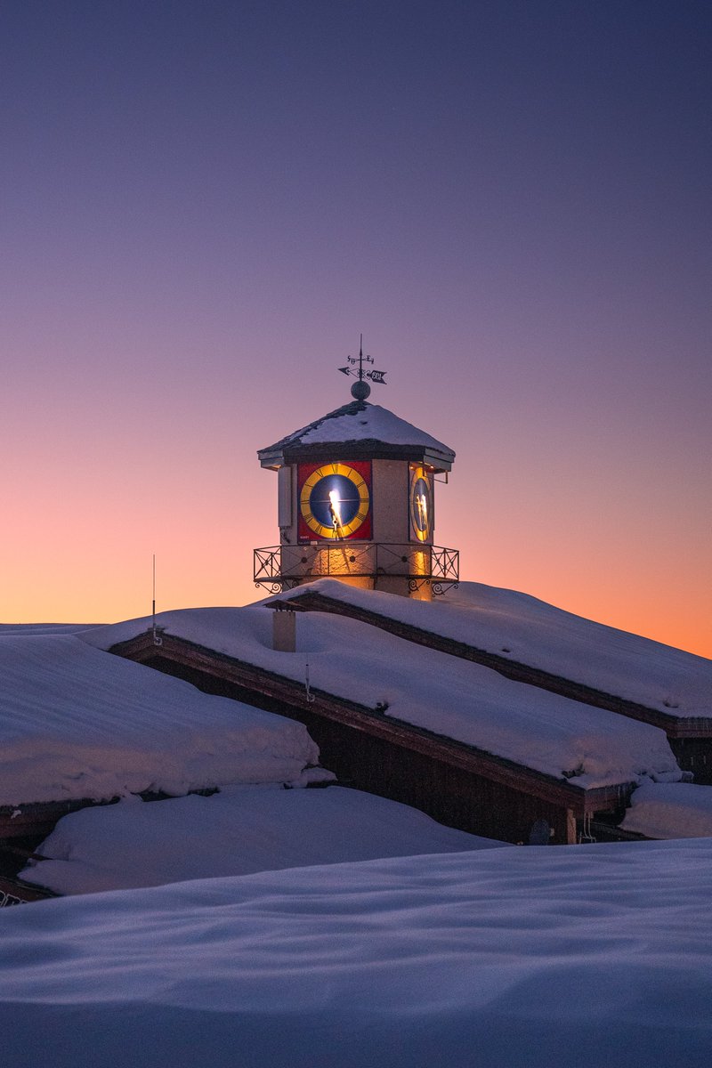 Il est 17h00, Belle Plagne change de couleur 🔥
#LaPlagne