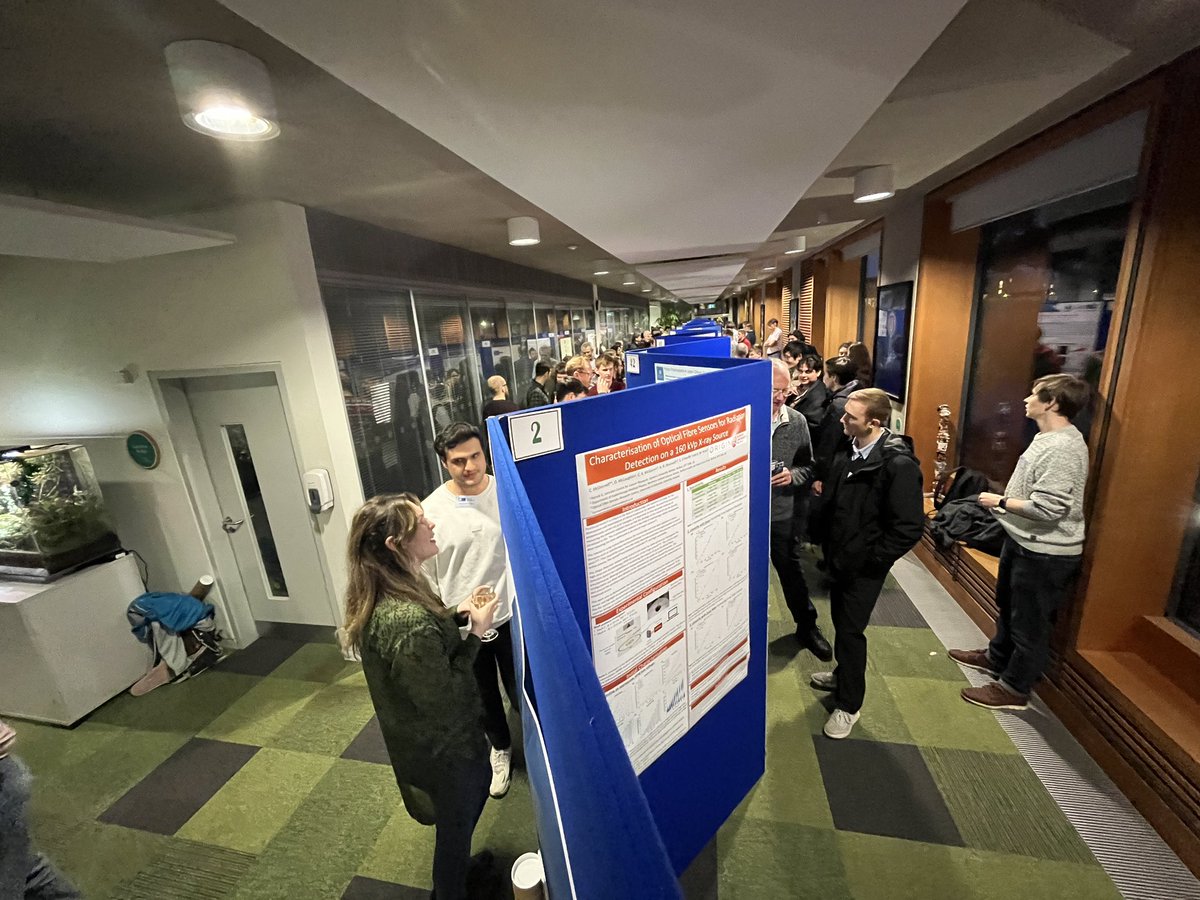 Central Laser Facility (@clf_stfc) on Twitter photo <a href="/RutherfordApLab/">Rutherford Appleton Laboratory</a> <a href="/STFC_Matters/">Science and Technology Facilities Council</a> Currently mingling amoungst the crowd are 3 Secret Judgesโฆ ๐ต๏ธโโ๏ธ
Finishing off day 2 of #HPLmeeting with the student poster competition! ๐๏ธ
Winners will be announced tonight! ๐ฌ๐ค <a href="/RutherfordApLab/">Rutherford Appleton Laboratory</a> <a href="/STFC_Matters/">Science and Technology Facilities Council</a> Currently mingling amoungst the crowd are 3 Secret Judgesโฆ ๐ต๏ธโโ๏ธ
Finishing off day 2 of #HPLmeeting with the student poster competition! ๐๏ธ
Winners will be announced tonight! ๐ฌ๐ค