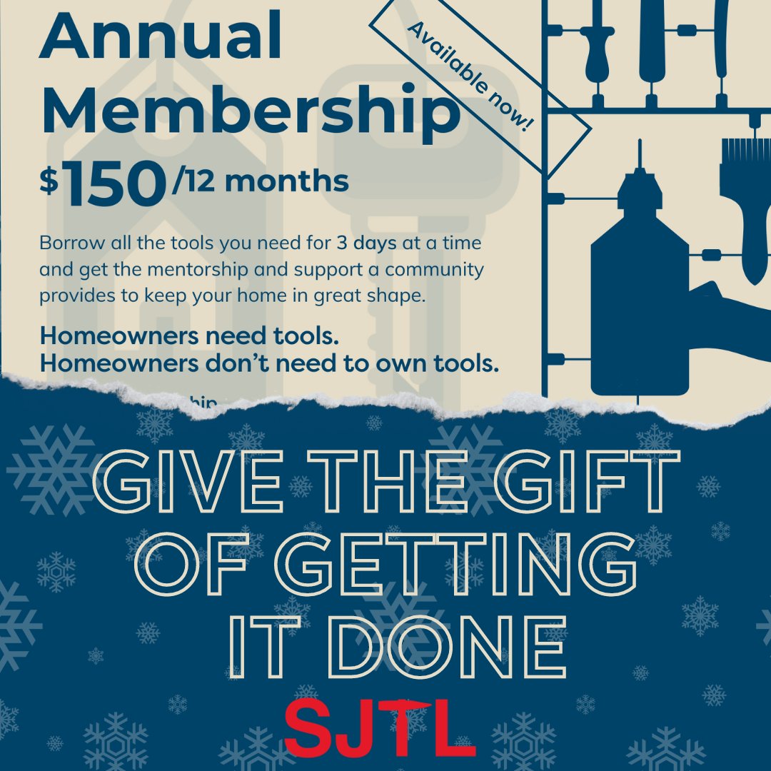 Don't just buy them one tool, buy them all the tools! We have Membership Gift Cards available right up until Dec 23 at 6pm. One Membership is all you need to tackle a range of projects, big and small. #toollibrary #giftideas #sharingeconomy