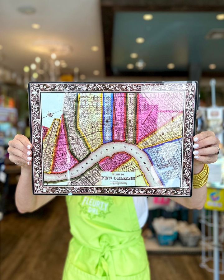 Our preservation tile cutting boards will ALWAYS be a Fleurty Fave for the gifting season! 🔥 Only $20, functional, and fun! 🤩 fleurtygirl.net/nola-map-tempe… #fleurtygirl #fleurtyfave #shoplocalnola #bestofnola #giftideas #gifting