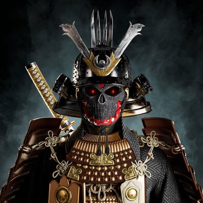 These two fierce masks that got swept off the floor the other day are 🔥⚔️. This digital art is one of kind by our amazing artist <a href="/jdiaz_art/">Joseph Diaz</a>. #Solana adoption is coming on fast. Who wouldn't want these amazing Samurai as their PFP. #NFTartwork #SolanaNFTproject #SOL #SAMO #BONK