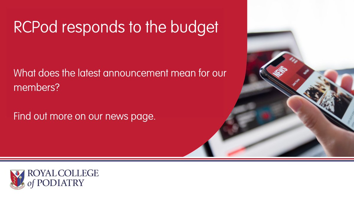 The RCPod responds to today's budget announcements in Scotland and in Wales.

ow.ly/GAeK50Qkix2
