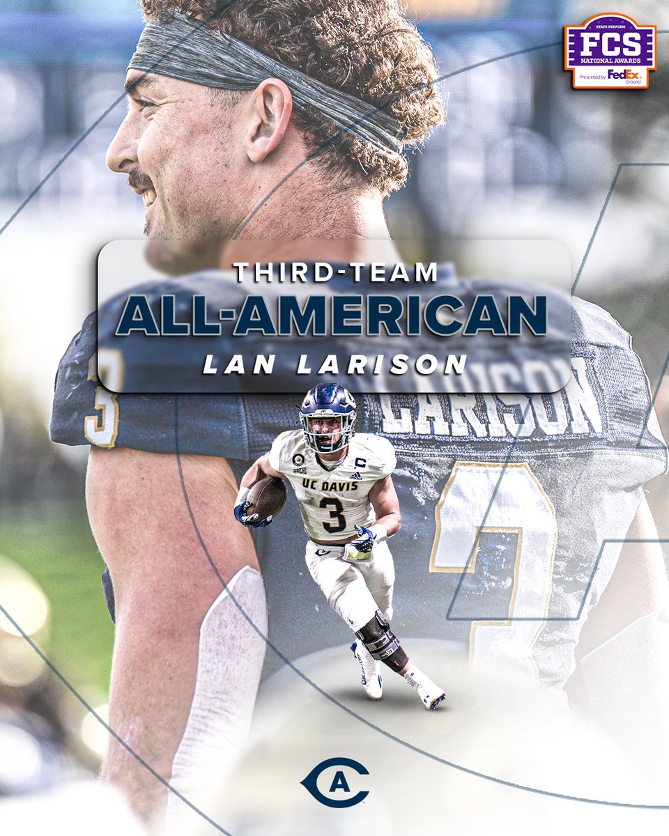 UC Davis Football (@ucdfootball) on Twitter photo ๐๐ง๐ ๐จ๐ ๐ญ๐ก๐ ๐๐๐ญ๐ข๐จ๐งโ๐ฌ ๐๐๐ฌ๐ญ โญ๏ธ
Lan Larison is named a <a href="/StatsPerform/">Stats Perform</a> FCS Third Team All-American!
๐๏ธbit.ly/3NBDzQu
#GoAgs ๐๐ง๐ ๐จ๐ ๐ญ๐ก๐ ๐๐๐ญ๐ข๐จ๐งโ๐ฌ ๐๐๐ฌ๐ญ โญ๏ธ
Lan Larison is named a <a href="/StatsPerform/">Stats Perform</a> FCS Third Team All-American!
๐๏ธbit.ly/3NBDzQu
#GoAgs