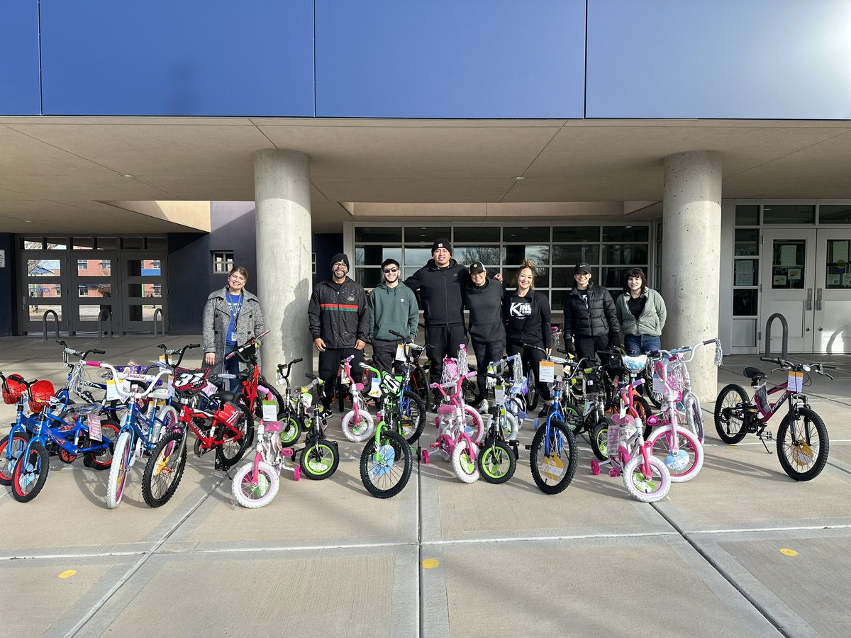 Thank you to our community partners at Kings Superior Nutrition &amp; JP-Moving for donating 35 bikes to our families this Holiday Season! <a href="/ABQschools/">Albuquerque Public Schools</a> <a href="/APS_Elementary/">APS Elementary Schools</a> <a href="/ABC_Partnership/">ABC Community School</a>