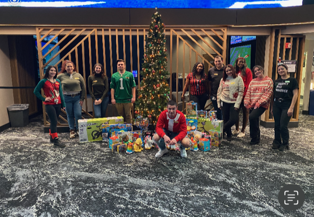 Thanks to Caesar’s Beverage Team led by Justine Probert and Shannon Thompson, an awesome toy drive was done for the children in our cared and those in our “housed poor” neighborhood.  God Bless you guys!