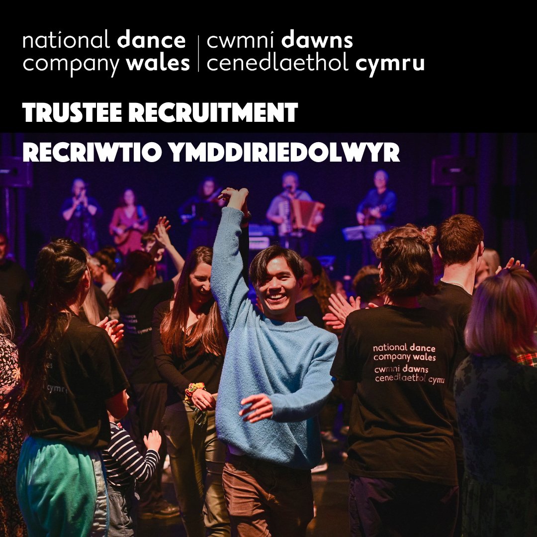 ndcwales's tweet photo. Become a Trustee of our board and join a diverse group of professionals committed to inspiring the people of Wales and ensuring that everyone has equal opportunities to access dance.

Visit https://t.co/WcjWDiLXAo 
to read more or contact the Chair for preliminary conversations https://t.co/nY6RVGy3RT