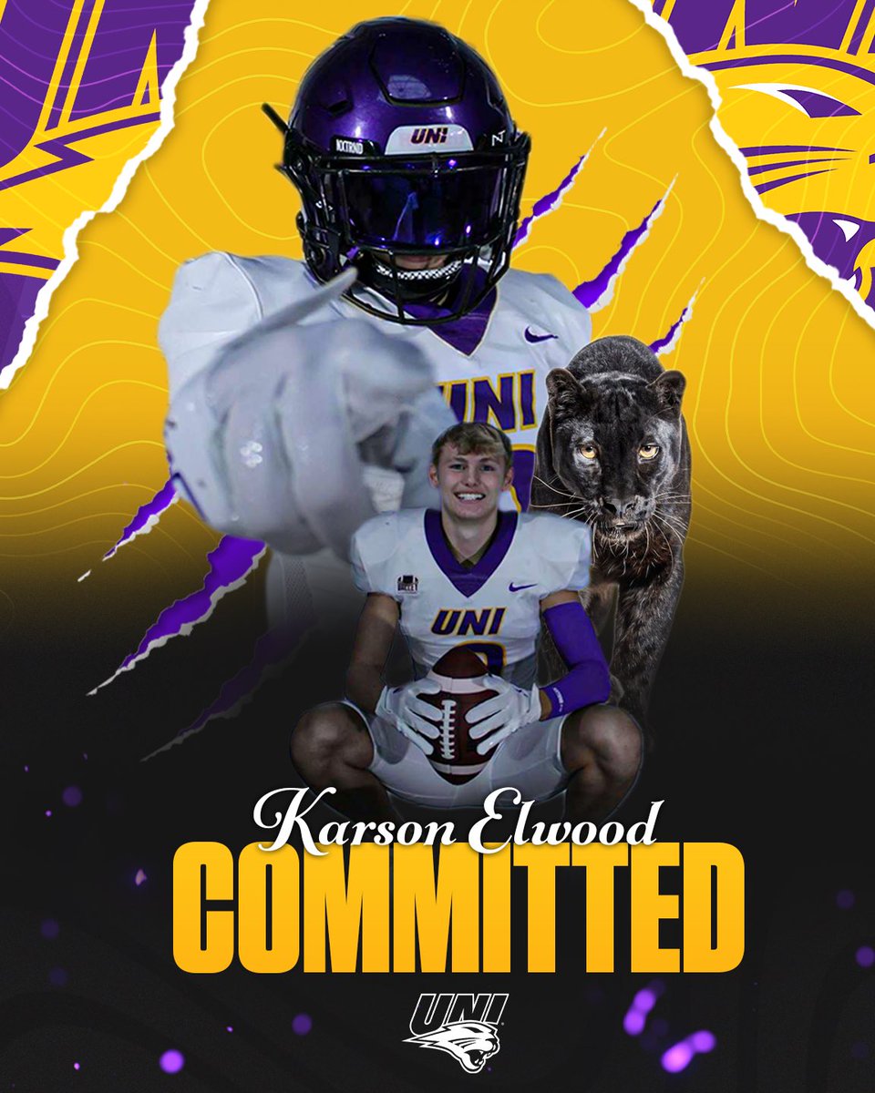 I’m excited to continue my athletic and academic career at the University of Northern Iowa! Thank you to my parents, coaches, and teammates for making this possible! Go Panthers! 🟣🟡 #EverLoyal