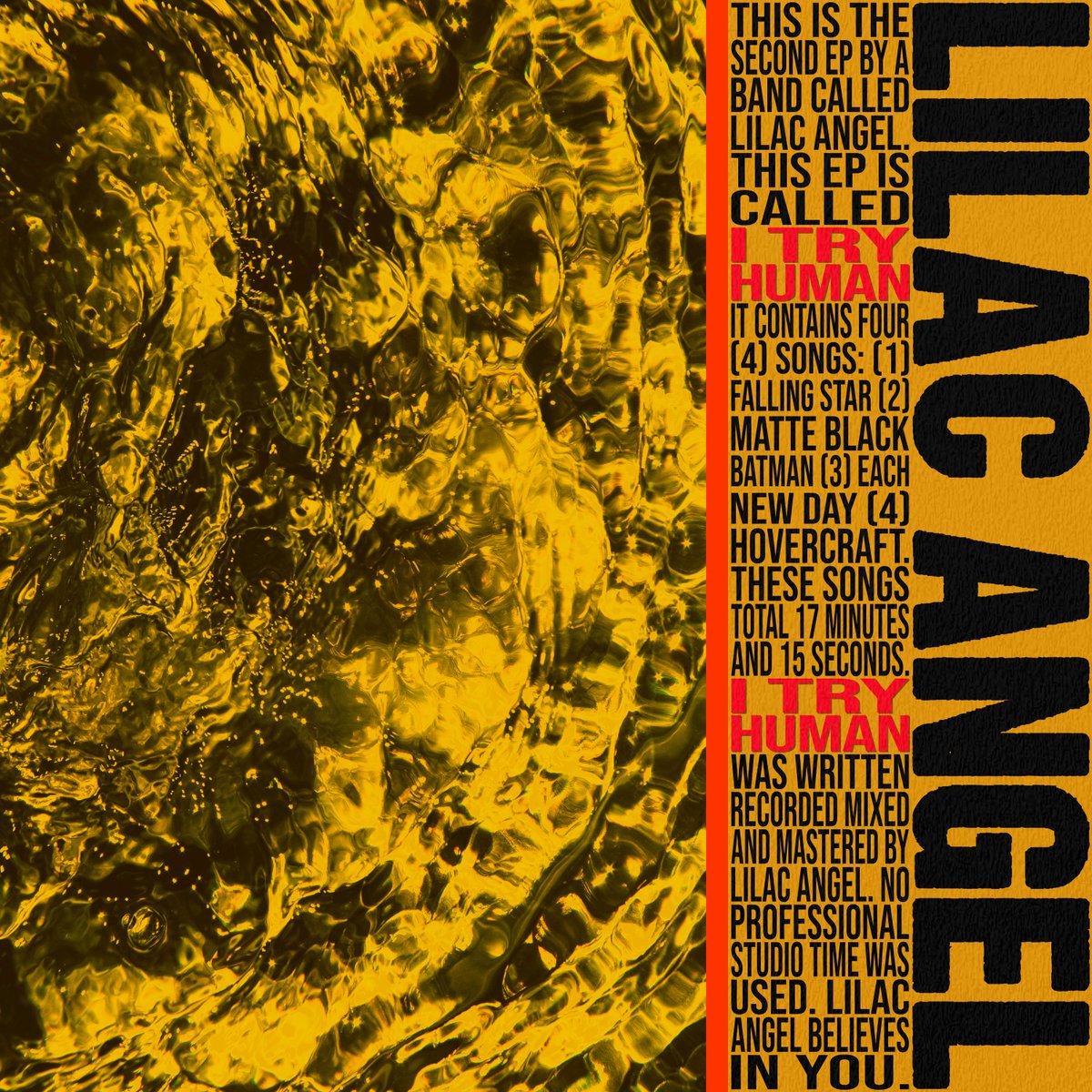 Our new EP "I Try Human" is out everywhere! Check out our linktree to find it on your streaming service of choice: linktr.ee/lilacangelband