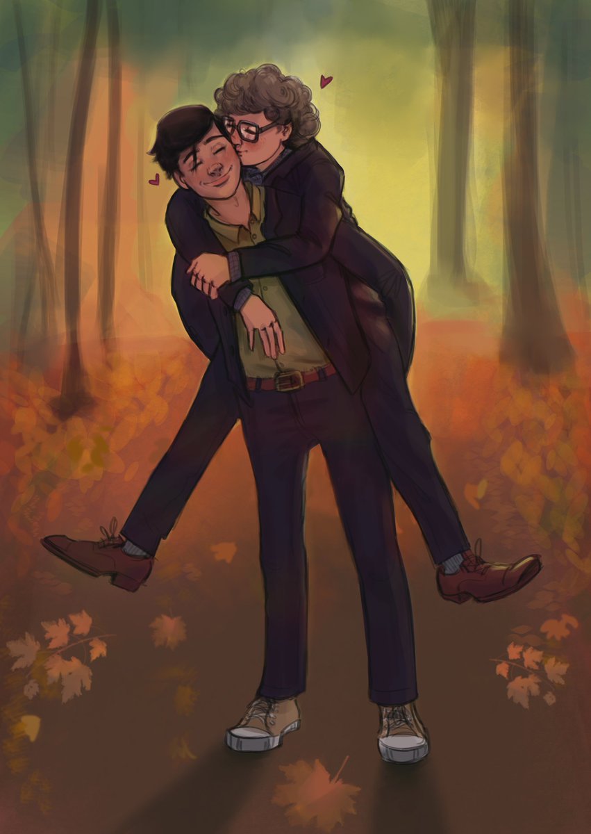 Старшеклассники на прогулке 🍁🍂🧡

#инжемаранов #внутрилапенко #бесскипидарнаяАУ