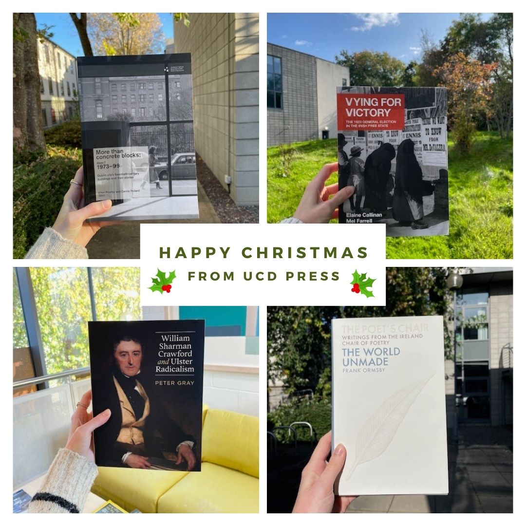 Tomorrow, Wednesday 20 December 2023, is the last day to place your orders before Christmas We have a beautiful range of titles to choose from so visit ucdpress.ie to see the full selection Wishing all our readers, writers and colleagues a very happy Christmas 📚🎄