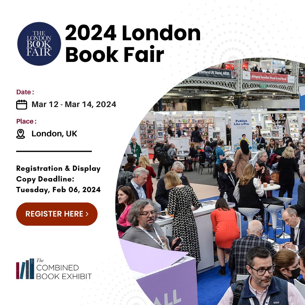 Mark your calendars! 📅 Join us at the 2024 London Book Fair New Title Showcase, March 12-14, in London. Connect with global authors and showcase your titles. Register by Feb 06, 2024, at ow.ly/Nnqn50Qkjrg. 📚✨