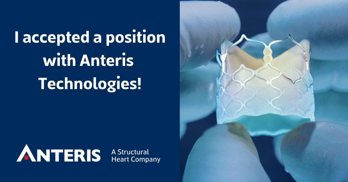 steffenson's tweet photo. After 6 months as a contractor, I start a FT Sr TA Manager role in January with #Anteris.  #TAVR #DurAVR #StructuralHeart #ANewClassOfTAVR https://t.co/NMXRXRtibS https://t.co/P5fw1J33FQ