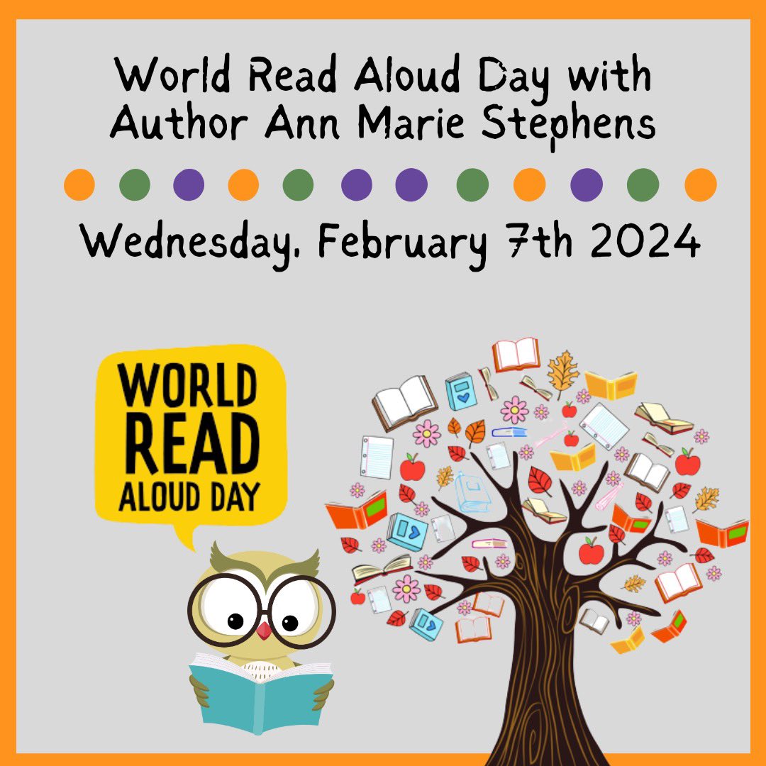 I’m so excited for #WorldReadAloudDay 🎉 Last night I dreamed I zoomed on #WRAD w/ @SauerTammi so she could read to my sister @5Silber & me then we sang a Christmas song with her whole family. 🤣🤗 #Educators I have some openings if you want one! It’s free!