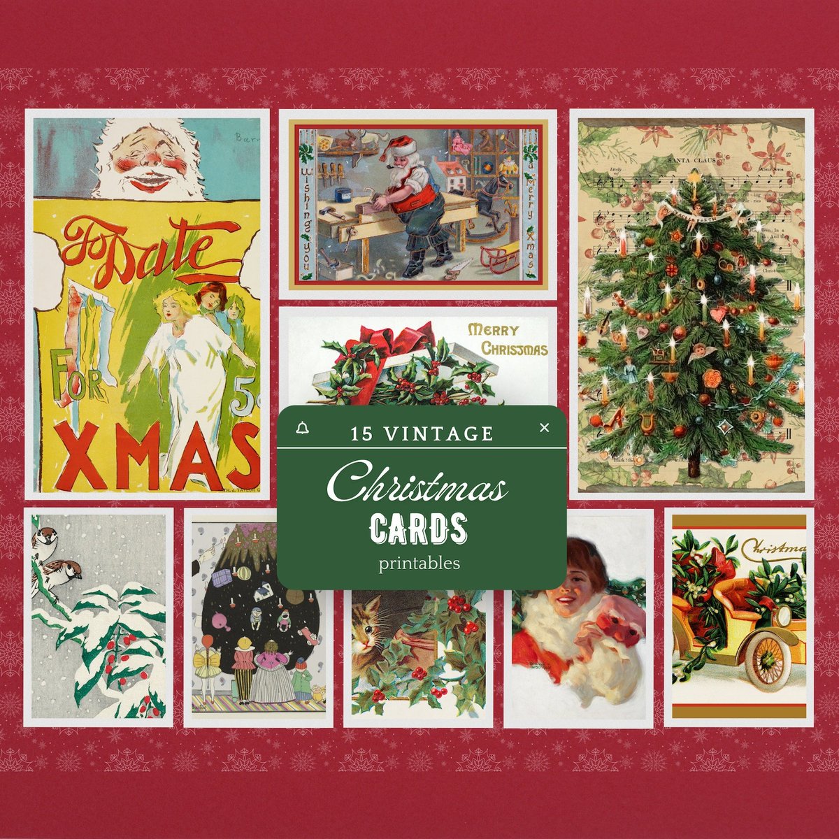 It's too late to order from me in time for Christmas now, but did you know that I sell some stunning vintage Christmas cards? Digital downloads only, so quick and easy! 15 cards for just £6. Take a look 👉toteallyvintage.etsy.com/listing/132112…

#christmascards #MHHSBD #vintage #greetingcards