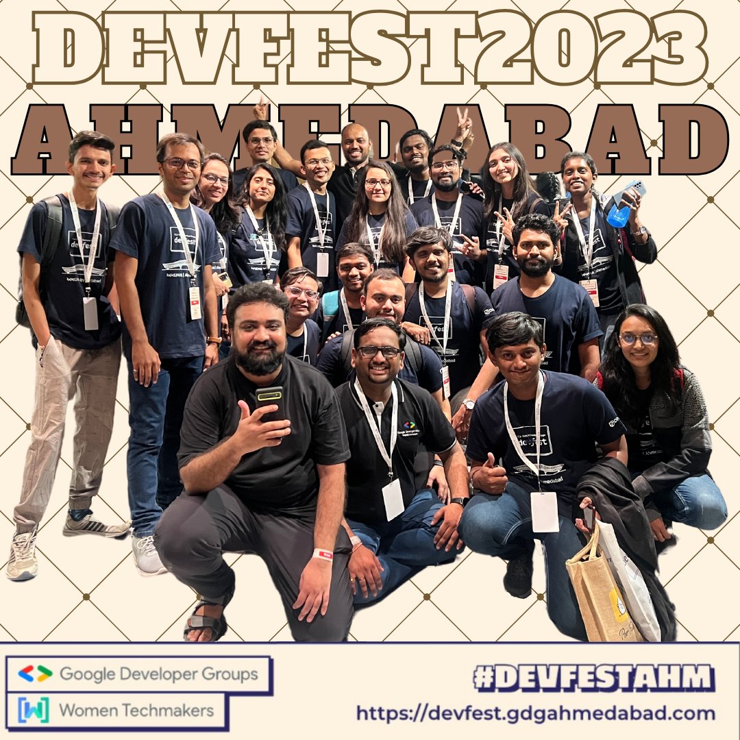 Last week at #DevFest2023 was an incredible experience, filled with cutting-edge tech talks and vibrant networking. Special thanks to @dhuma1981, @pareshmayani, and @JaldeepAsodariy sir for the opportunity! 🎉 Here's the whole team in a photo-kudos to the team for great success!