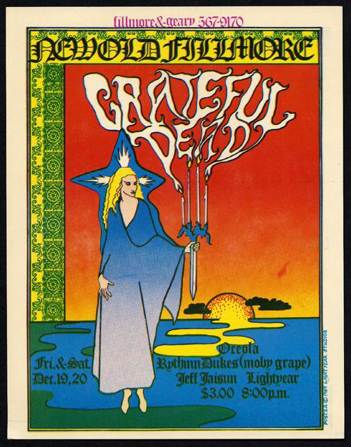 #OTD in 1969, the @GratefulDead began a two-night run at the Fillmore West, debuting 'Mason's Children' on Dec 19th and 'New Speedway Boogie' on Dec 20th.