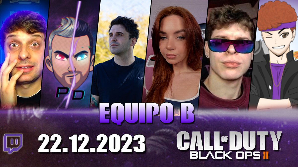 Quedan 3 días... #CallOfDutyBlackOps2 @TwitchES @HarperPlays @Camachofreerun @JaviNakama_ @agustingarprada @miriam_petricor @Alexmarticiu @Plutoragde @ArturoZarzalejo @ainyhandley @tomyuhart1 @Jesusdlrz8