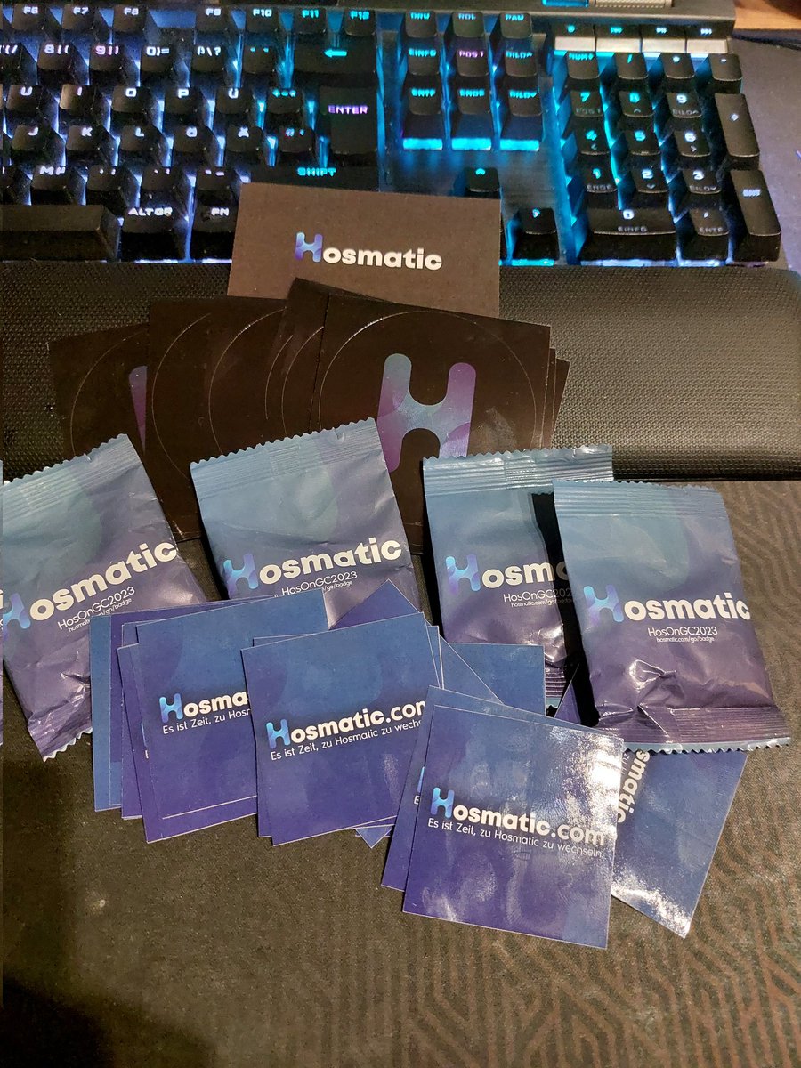 Vielen Dank <a href="/Hosmatic/">Hosmatic</a> für die Sticker!