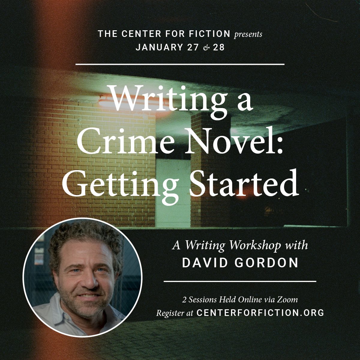 Is your New Year’s resolution to write that novel…again? I’m teaching two workshops @center4fiction starting January!