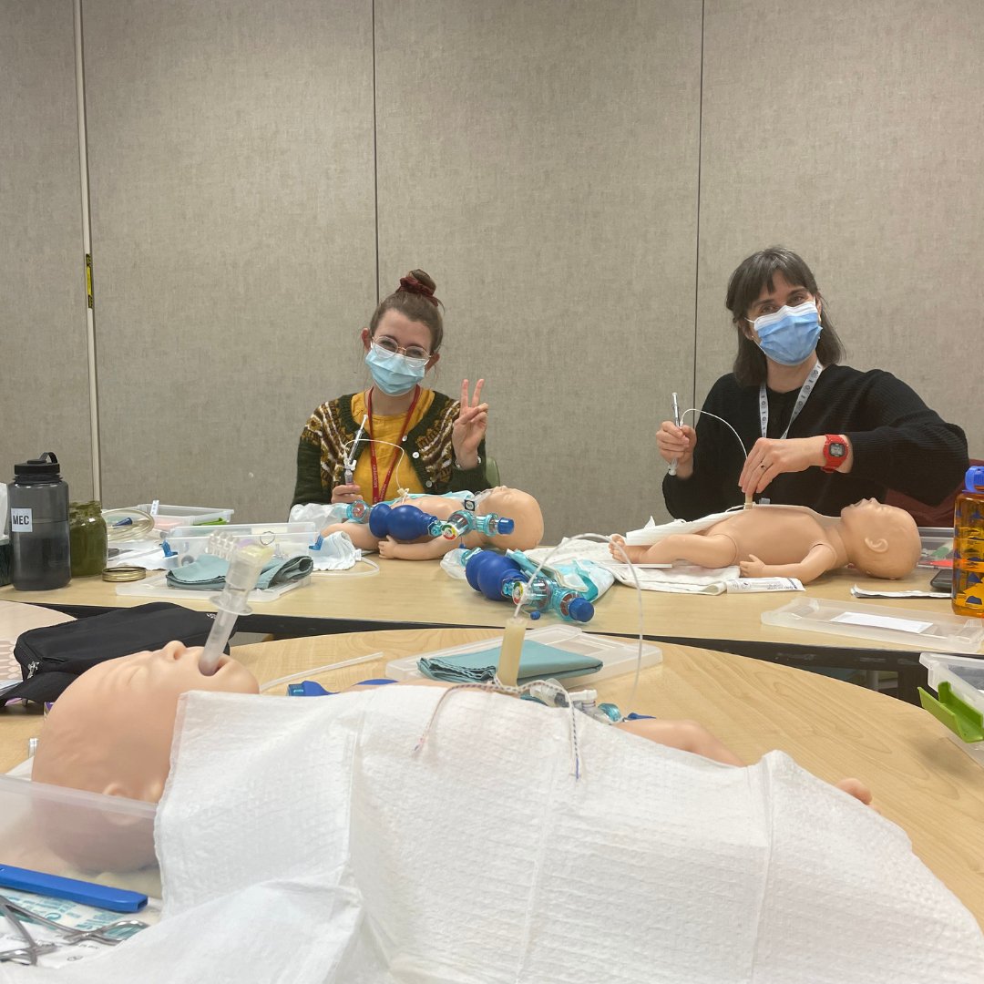 Did you know that midwives recertify in the Neonatal Resuscitation Program (NRP) annually? Here’s a peek behind the scenes at some #BCMidwives who participated in the program last month!