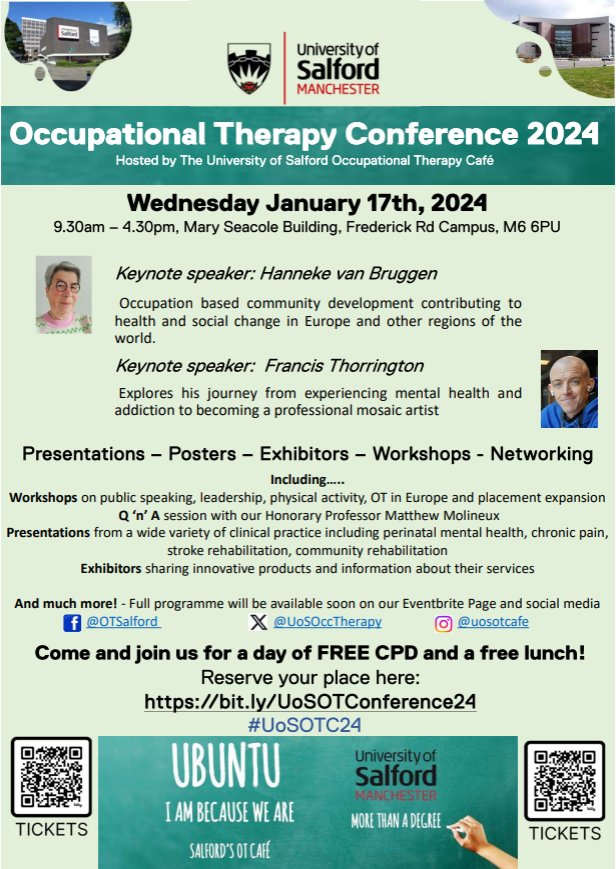 Full programme now available - please join us on Wed 17th Jan 2024 for an exciting day of FREE CPD bit.ly/UoSOTConferenc…
#UOSOTC24
