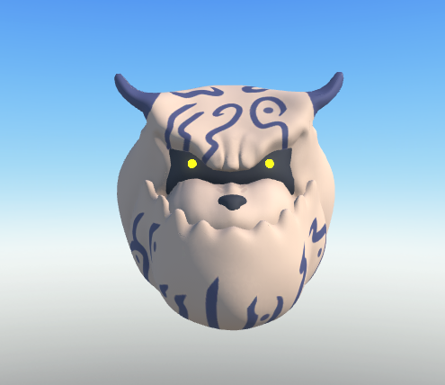 Toupie3D's tweet photo. Shukaku sculpt practice.

#Devcember2023 https://t.co/TckkXWP489