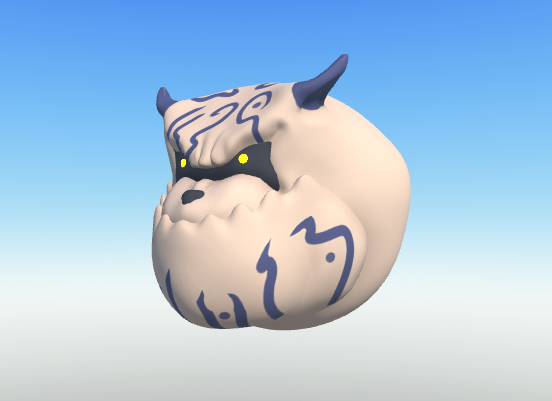 Toupie3D's tweet photo. Shukaku sculpt practice.

#Devcember2023 https://t.co/TckkXWP489