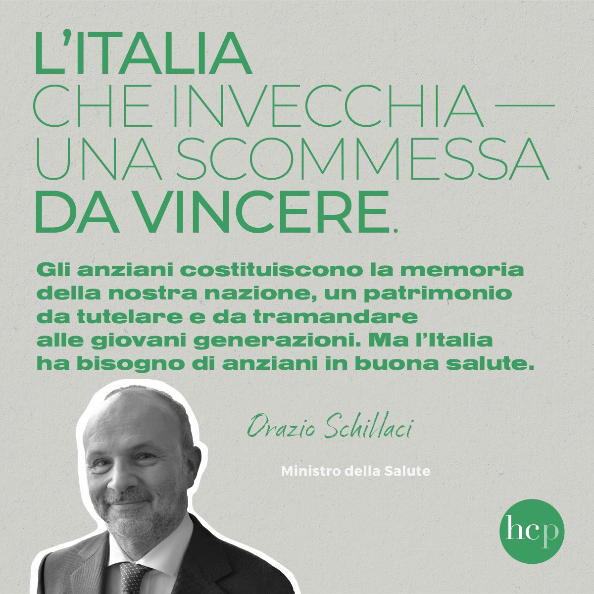 hcp_rivista's tweet photo. 🟠 In #Italia ci sono 5 #anziani per ogni #bambino (dati Istat) 

❓L’#Invecchiamento e il #CaloNatalità rischiano di trasformarsi in un’emergenza. Come intervenire? 

📝 A proporre delle #soluzioni è il ministro della salute #OrazioSchillaci su #HCP 

https://t.co/2x5nG7YvmH https://t.co/xzPGfOswRJ
