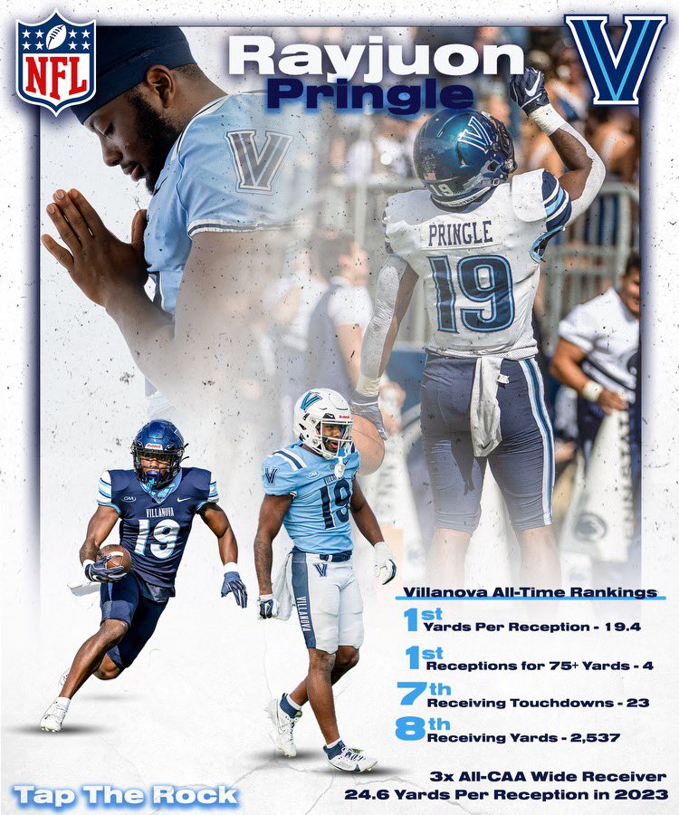 I would like to give all glory to God he controls all things and without him none of this will be possible. I would like to thank Ola Adams and the Villanova coaching staff for believing in me and helping me reach the next level. 

I will be entering the 2024 Nfl draft! #Godfirst