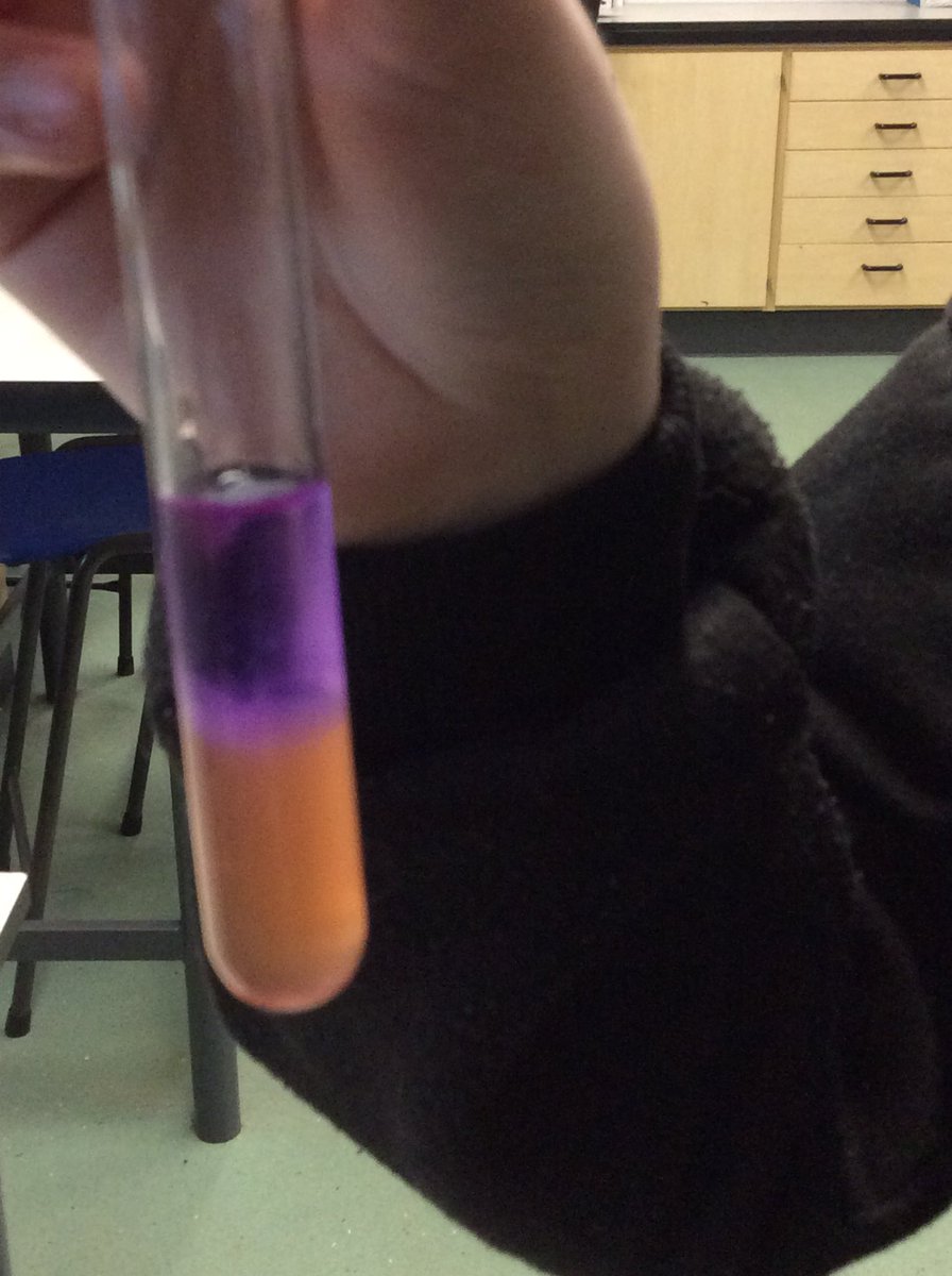 StKentsSci's tweet photo. Today in Mrs Dyet’s S3 class we had our learners extract the DNA from some strawberries and here’s the results! Well done team :) #stk #teamsci #stkentsway https://t.co/6KiYPahI7o