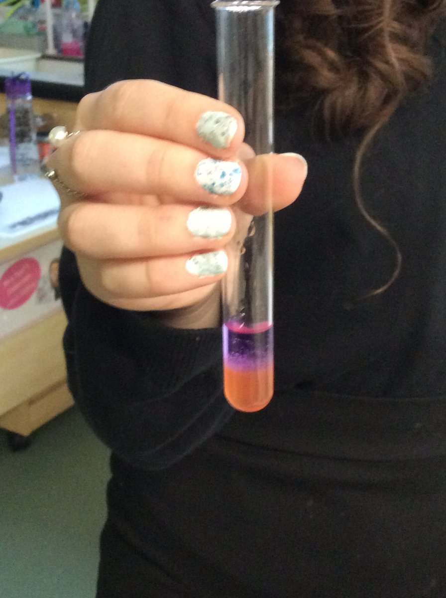 StKentsSci's tweet photo. Today in Mrs Dyet’s S3 class we had our learners extract the DNA from some strawberries and here’s the results! Well done team :) #stk #teamsci #stkentsway https://t.co/6KiYPahI7o