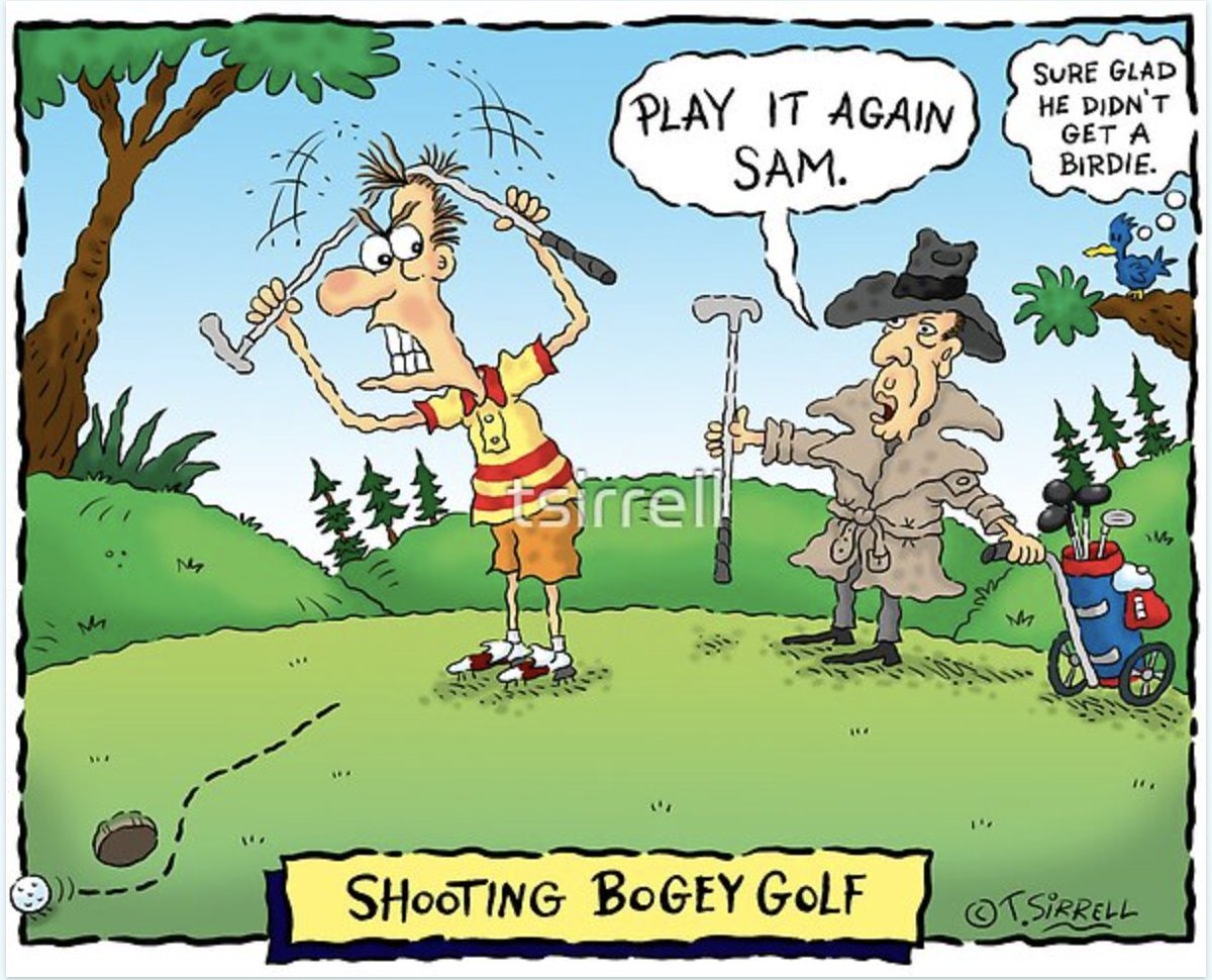 TSirrell's tweet photo. Shooting Bogey Golf cartoon on cool merchandise! Click the link to shop. https://t.co/WQMx39ktMj #Christmasgifts #mug #tshirt #HolidayShopping #golf #PGA #holidaygifts https://t.co/RujdQHDW0M