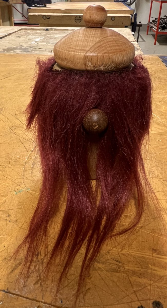 Well done to Niamh 1E for committing to Craft Club over the last few weeks and finishing her fantastic figure in time to be gifted for Christmas 🎁 🪚 PT star for commitment and drive to learn a new skill - Wood Turning 🪵⭐️ <a href="/invacad/">Inverclyde Academy</a> #celebratingsuccess