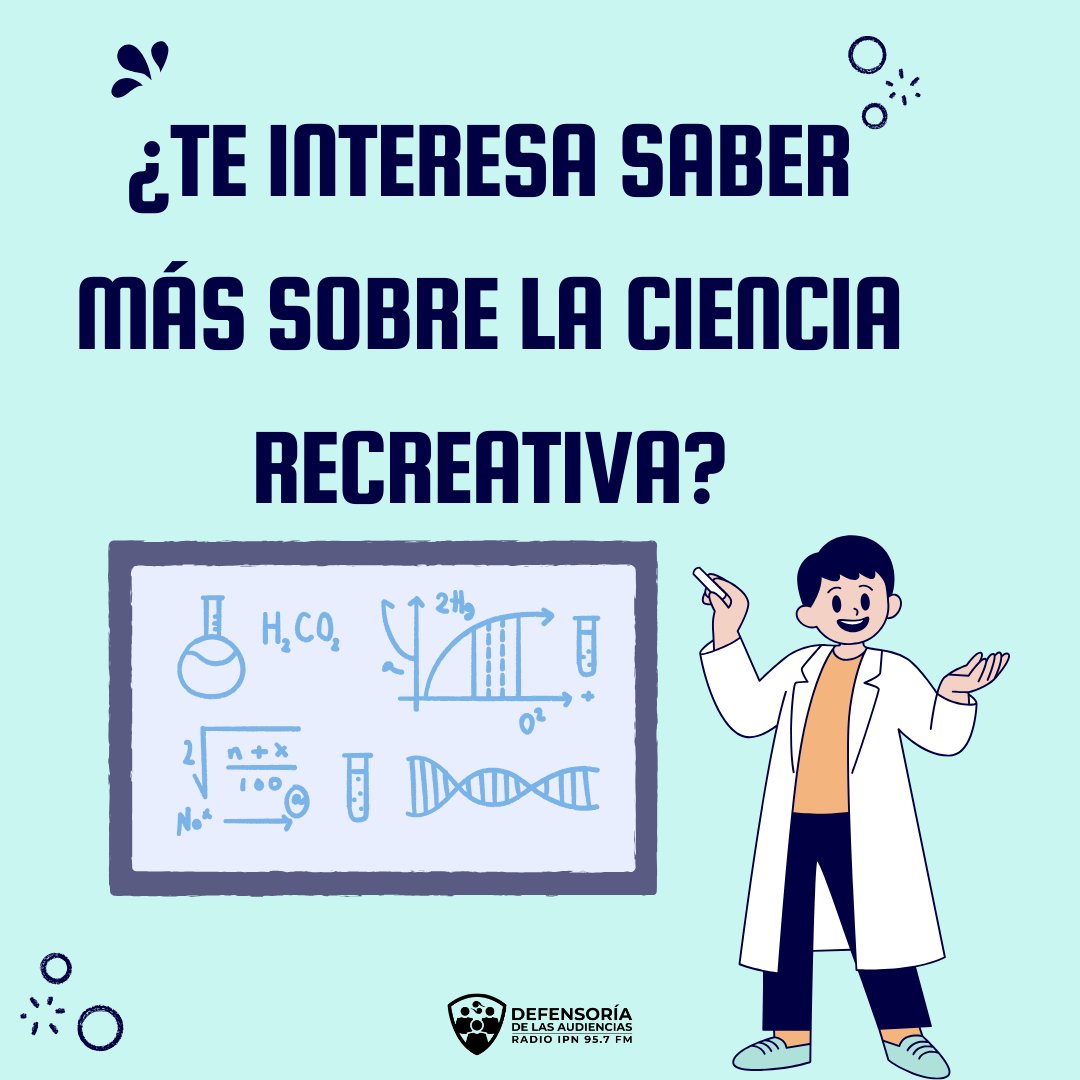 ¿Sabes que es la ciencia recreativa?
¡¡Nosotros te lo contamos!!

#acceso957
#Ciencia 
#cienciarecreativa