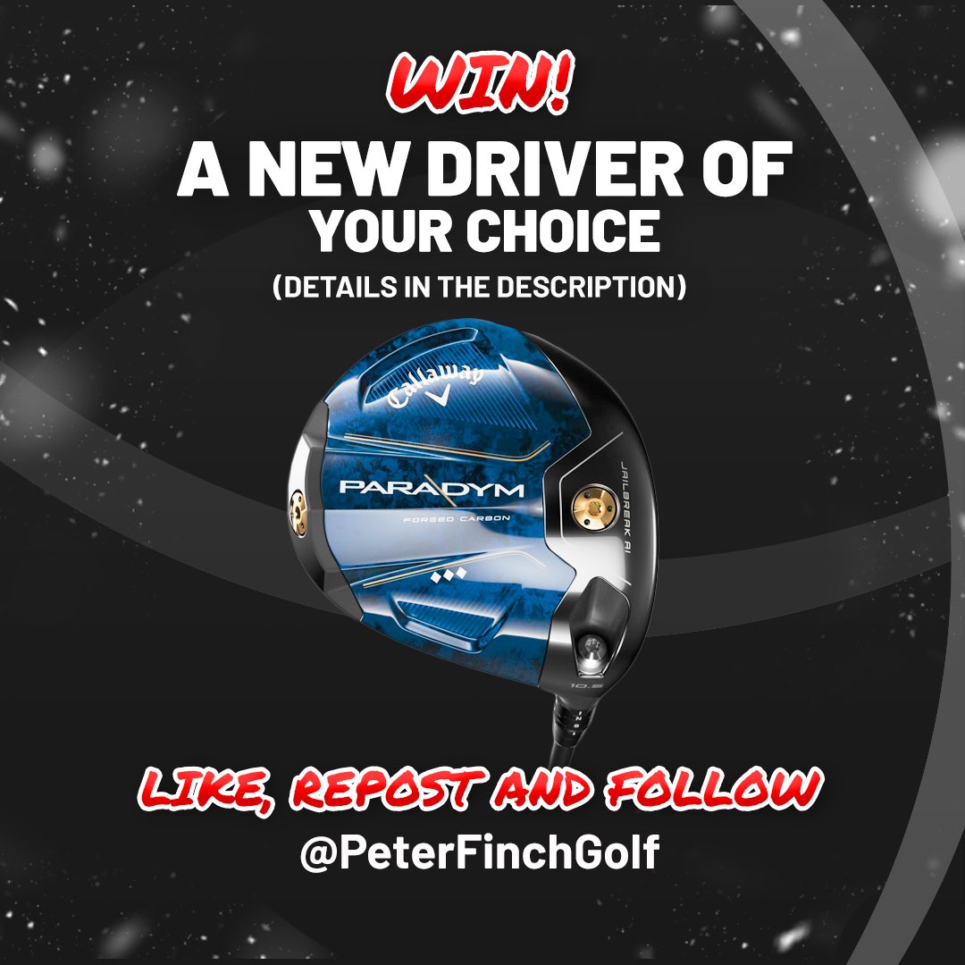 WIN A BRAND NEW DRIVER OF YOUR CHOICE! 🏌️‍♂️💣🎁

TO ENTER 

Follow me 
Repost 🔁
Tell me what driver you want in the comments 👇
❤️ if you love that #FinchNotGrinch Giveaways are back

The closing date for entires is December 31st, Winner announced in the New Year ❤️