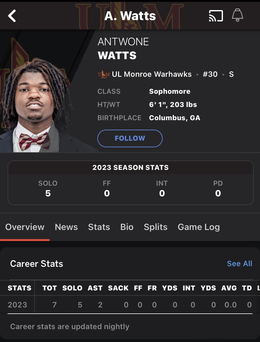 TwoneWatts's tweet image. I have officially entered the Transfer Portal as a RS Junior! 
- 2 years of eligibility left