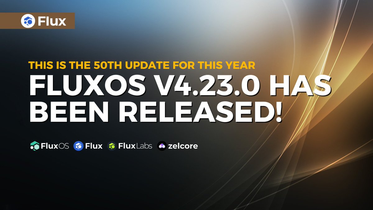 FluxNederland's tweet image. 🚨 #FluxOS v4.23.0 is zojuist uitgebracht!
Deze versie bevat veel UI-verbeteringen, zoals de mogelijkheid om verlopen apps te herschikken, JSON-app-specificaties te kopiëren, enz.
👉 Bekijk de volledige release-opmerkingen op GitHub: github.com/RunOnFlux/flux…