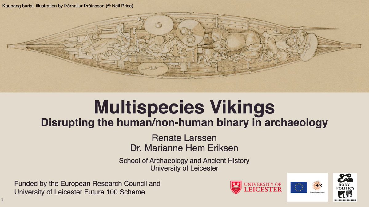 Dr Emma Tollefsen (@emmatollefsen) on Twitter photo <a href="/UofT/">University of Toronto</a> <a href="/AntiquityTAG/">TAG44@UEANorwich</a> Next @renatelarssen discussed ‘Multispecies Vikings - Disrupting the Human/Non-Human Binary in Archaeology’; and centred the animal bodies in the Viking Age burial of A505 from Trekroner-Grydehøj (Denmark) through her new approach of archaeoethology 🐴🐕 <a href="/AntiquityTAG/">TAG44@UEANorwich</a> <a href="/UofT/">University of Toronto</a> <a href="/AntiquityTAG/">TAG44@UEANorwich</a> Next @renatelarssen discussed ‘Multispecies Vikings - Disrupting the Human/Non-Human Binary in Archaeology’; and centred the animal bodies in the Viking Age burial of A505 from Trekroner-Grydehøj (Denmark) through her new approach of archaeoethology 🐴🐕 <a href="/AntiquityTAG/">TAG44@UEANorwich</a>