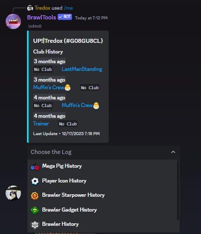 Introducing: BRAWLTOOLS

#1 The ultimate Discord bot for Brawl Stars! With BrawlTools, you can view your player profile,  brawlers, and pushed trophies, and even get a history from your Profile and even more...

See how easy it is to use BrawlTools with our images! #BrawlStars