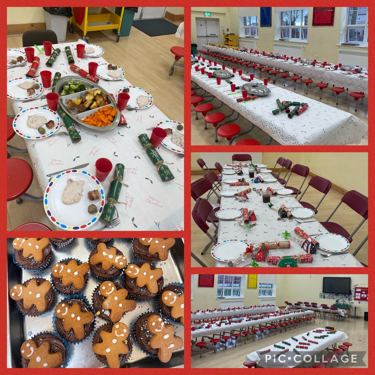 🎄✨Enjoying the festive vibes at school Christmas dinner! Delicious food, cheerful tunes, talented chef and great company. Wishing everyone a joyful holiday season! 🍽️🎁 #SchoolChristmas @Little_Gonerby @InfinityAcad @MrHawkinsHT