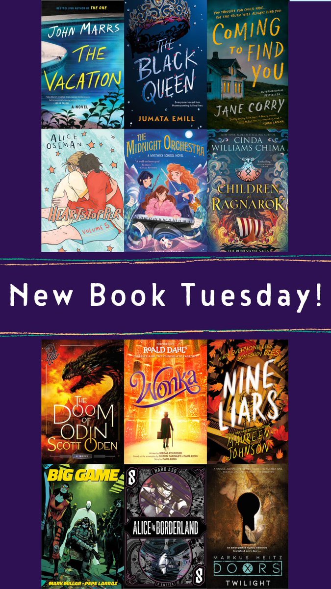 Happy New Book Tuesday to all of these amazing new arrivals! Come visit for the complete list of the other glorious new books out today! -> buff.ly/3qyZCuc