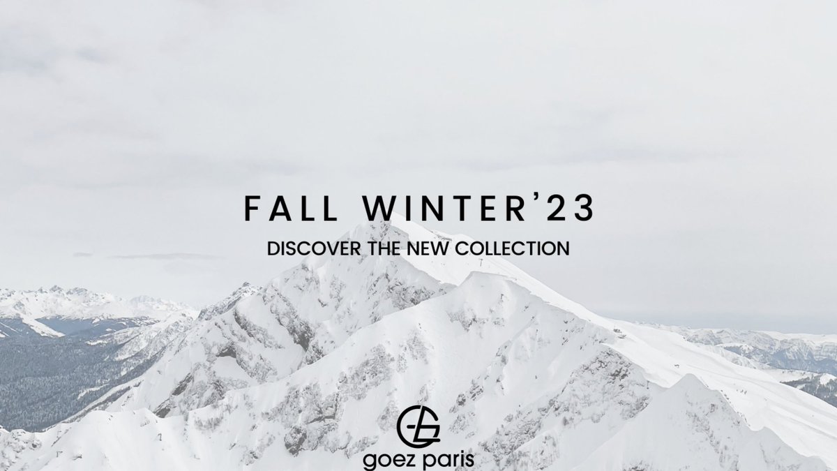 DISCOVER!
goezparis.com

#fallwinter #discover #newcollection