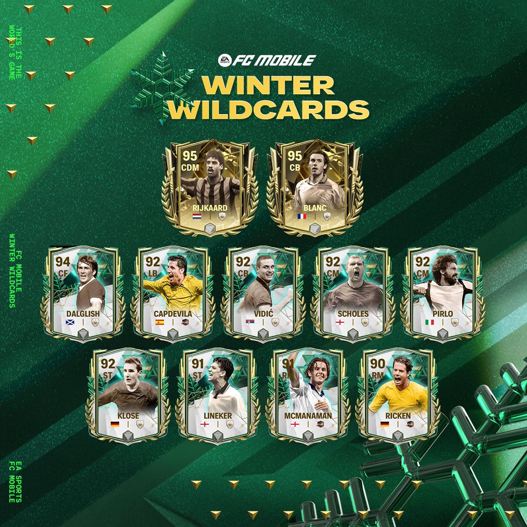 Winter Wildcards event is coming on Thursday at reset 90+ overall players are massively available 💪🏽💪🏽💪🏽 Here are some tips you need to know RT Appreciated 🔁🙏🙏🙏 #FCMobile Open thread 👇