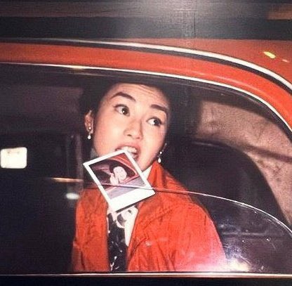 Maggie Cheung on the set of In the Mood for Love ❤️
