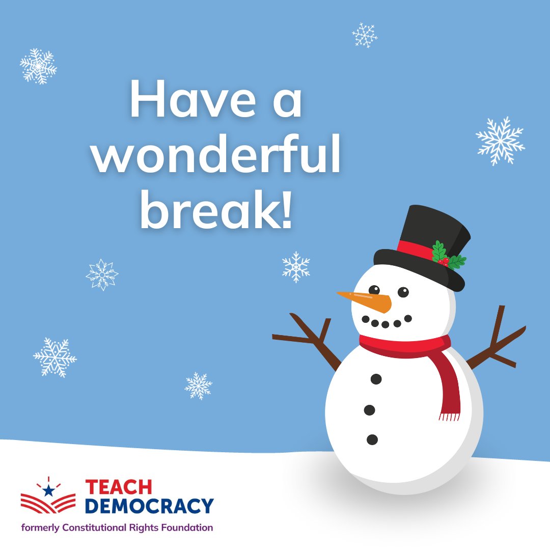 Wishing all our amazing teachers and students a well-deserved winter break filled with warmth, joy, and relaxation!