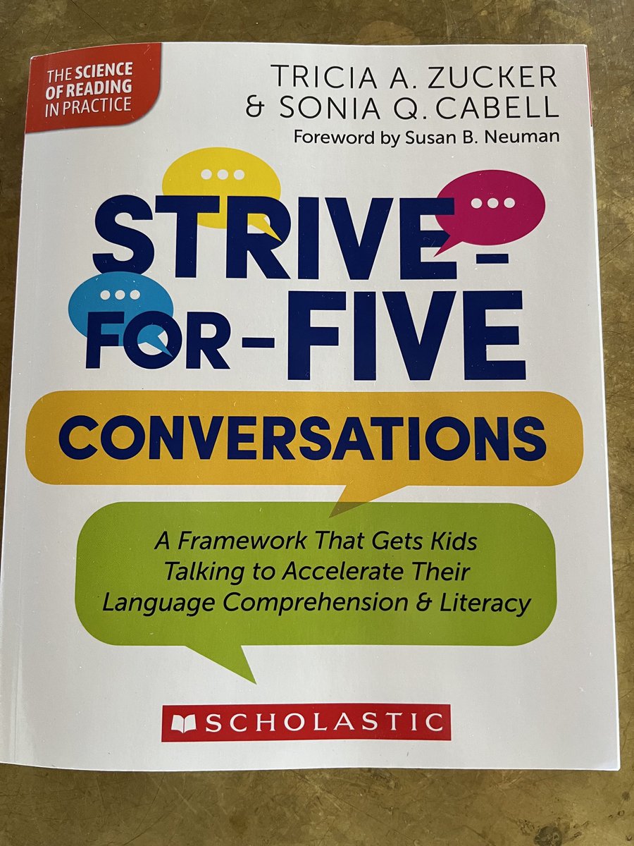 I was privileged to see a pre-publication electronic version of this &amp; am delighted that hard copy has now found me. Congrats to the authors ⁦<a href="/tricia_zucker/">Tricia Zucker</a>⁩ &amp; ⁦<a href="/SoniaCabell/">Sonia Cabell</a>⁩. This will be a great asset to classroom teachers and to teacher-SLP collaborations 👏👏👏