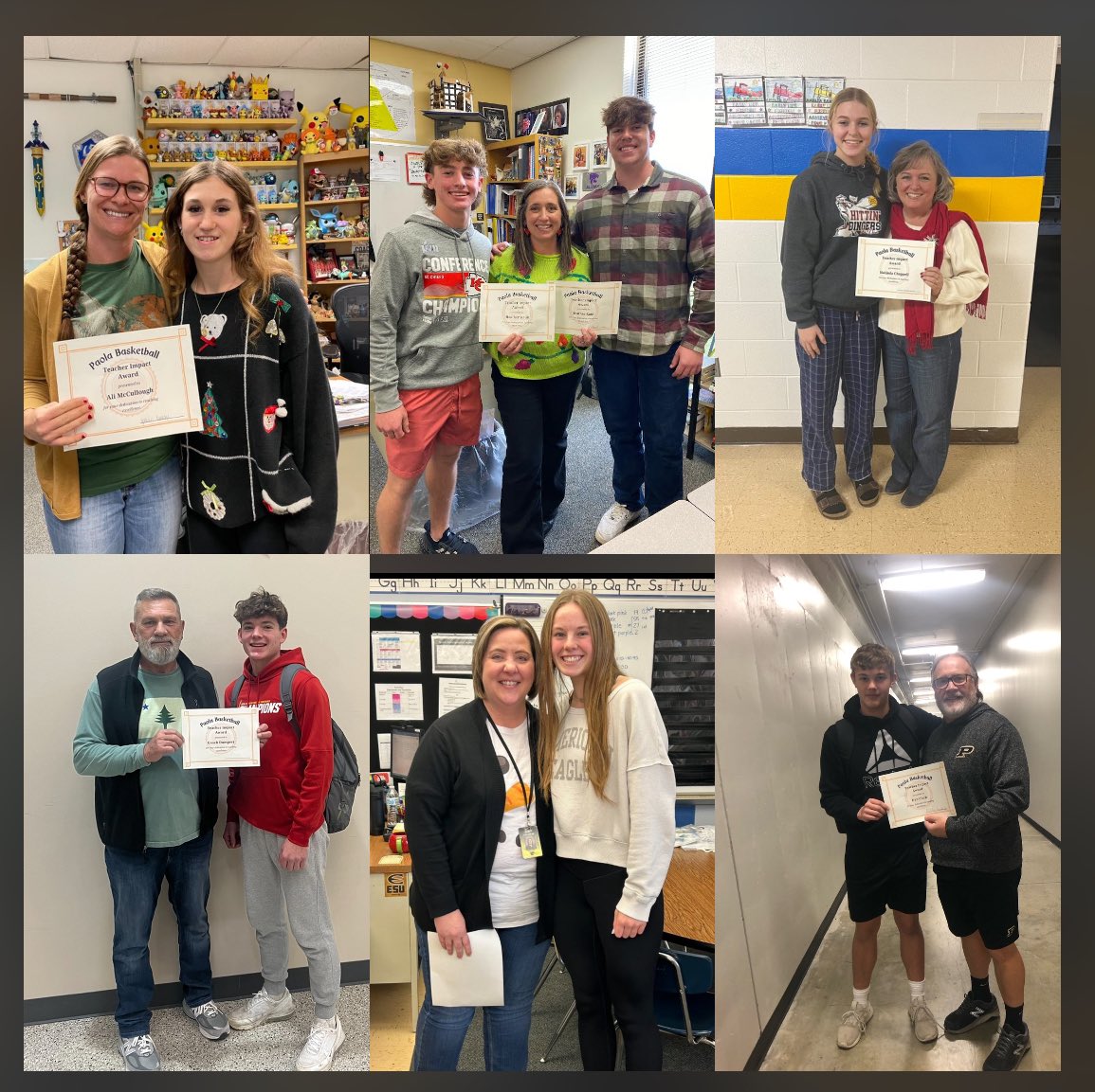 Educator Impact Award Winners!
Come to our game on Jan 12 where we will honor these amazing educators on our home court in between the girls and boys game🐾🏀📚